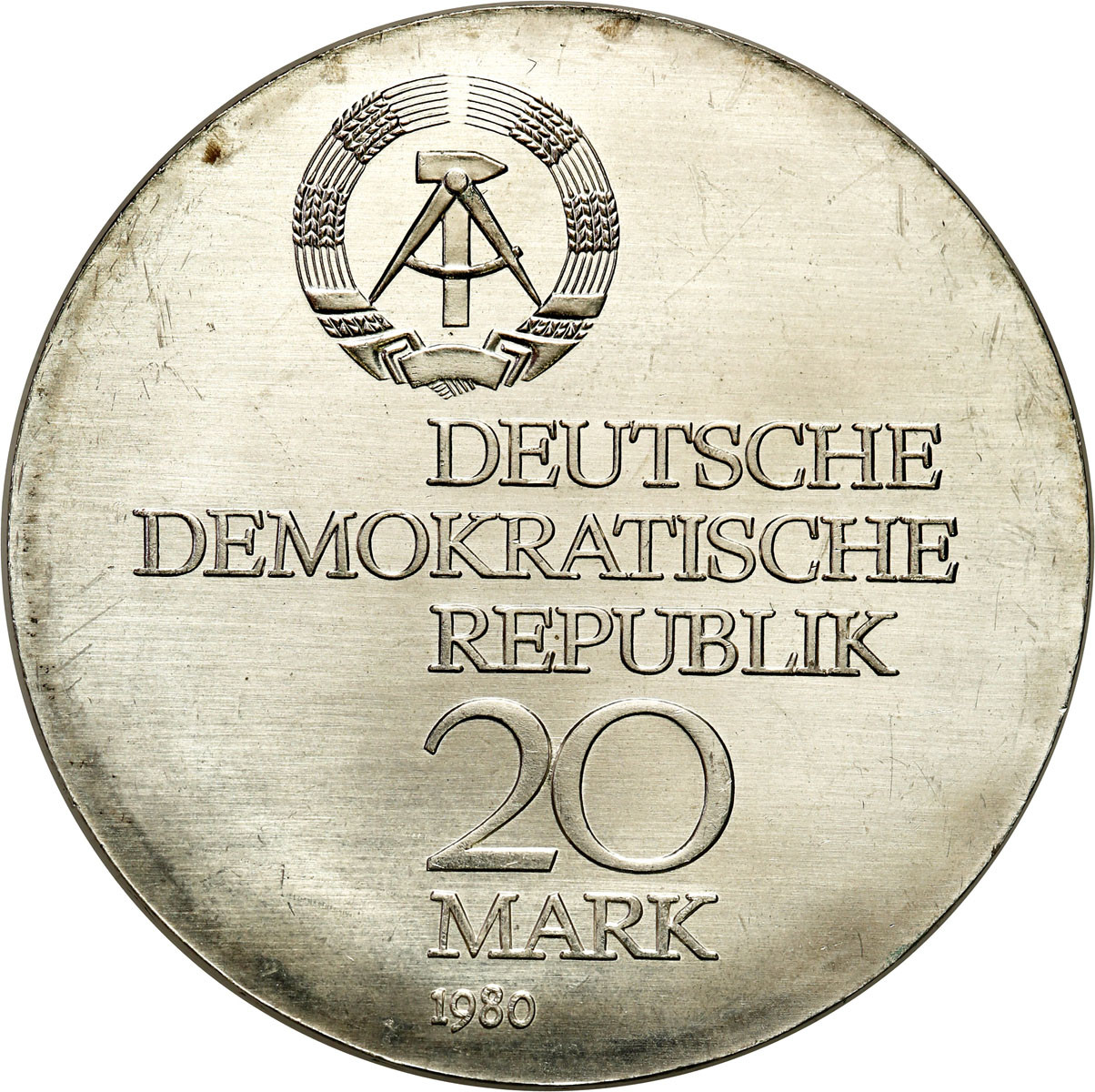 Niemcy, DDR. 20 marek 1980 Ernst Abbe